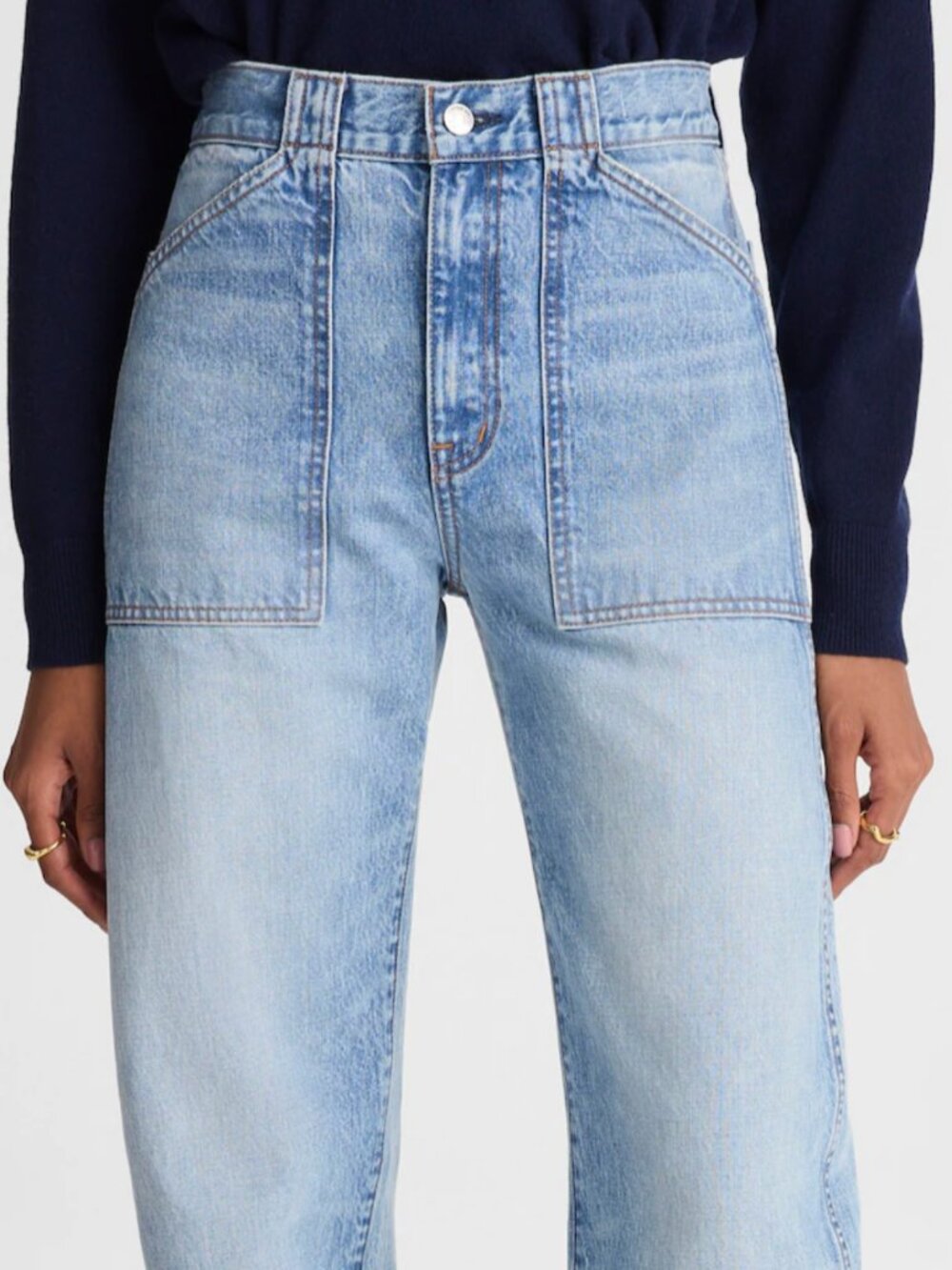 Madewell The Balloon Jean in Raebrook Wash - Picture 4 of 10